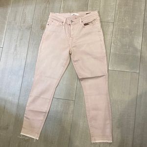 Seven for all mankind pink capri denim pants size 30